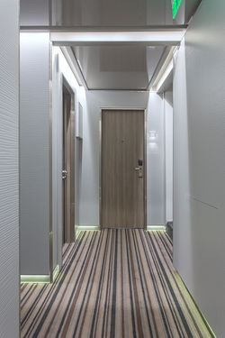 Hotel Door Light With Hidden Hinges, Covered With Hpl.,