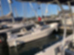 Panga Boat Pro Open 19 at dock - Panga Ferret