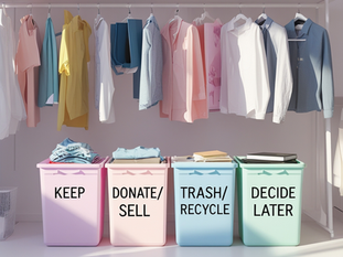 The 5-Bin Declutter System That Actually Works