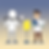 Two cartoon figures stand smiling in a gradient setting. One holds a mic and camera, the other a laptop. A glowing dollar sign is between them.