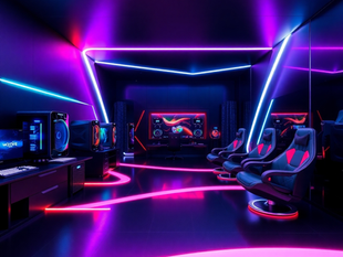 How to Use LED Lights to Visually Organize a Gaming Room