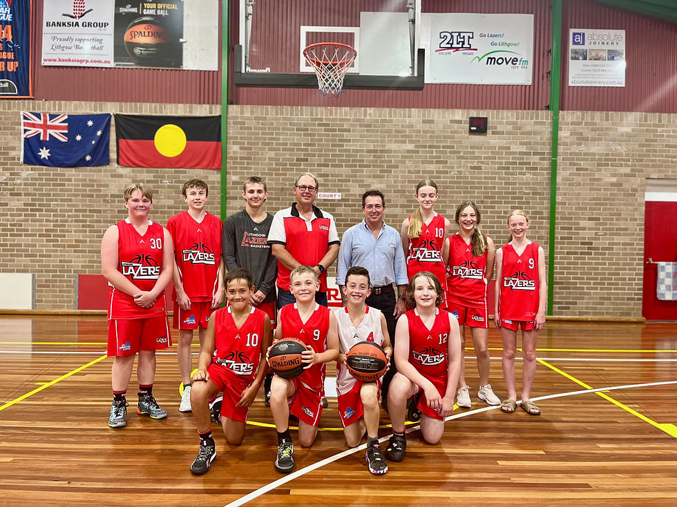 FUNDING BOOST MAKES LITHGOW BASKETBALL EVEN STRONGER