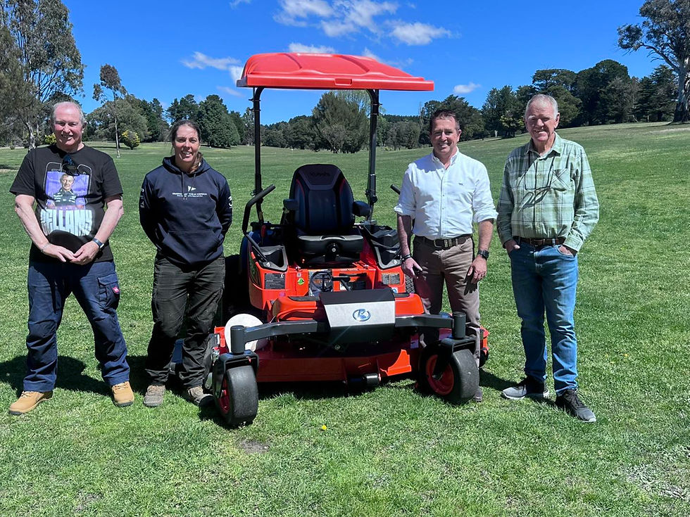 NEW MOWER FOR PORTLAND GOLF CLUB