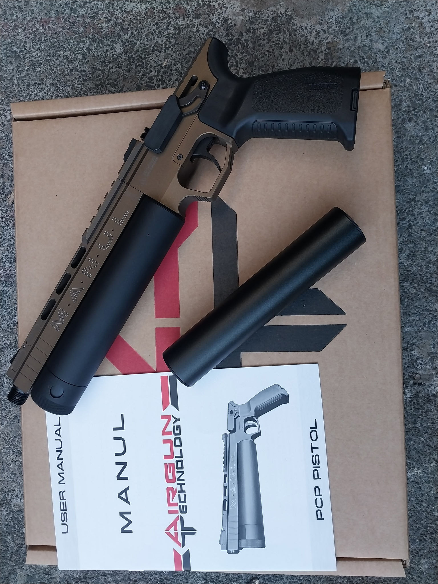 AGT Manul PCP pistol .177 cal