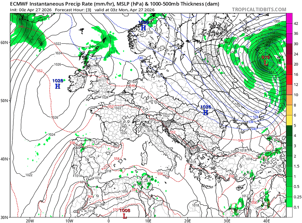 ECMWF 7-day outlook courtesy of tropicaltidbits.com