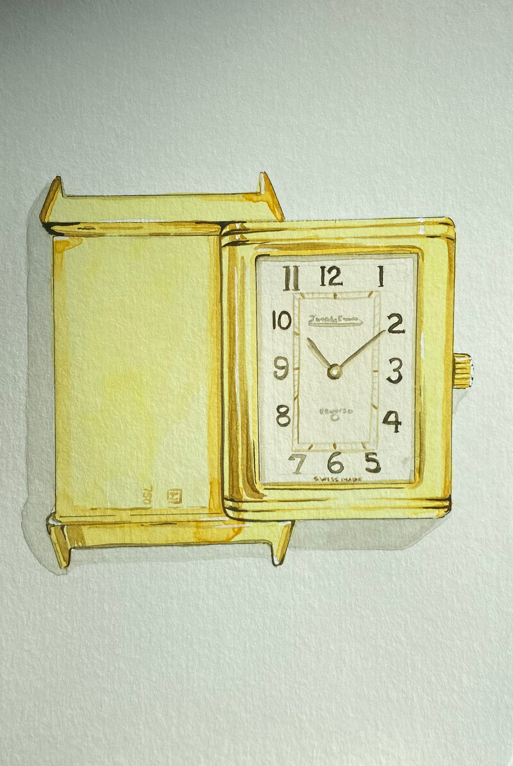 Original Jaeger-LeCoultre "Reverso" Illustration