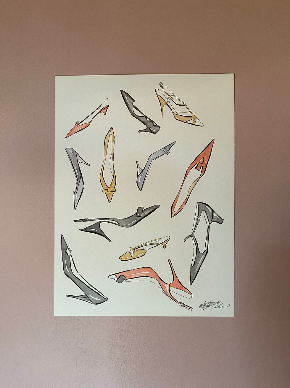 Thumbnail: Original Illustration 'Vintage Heels'