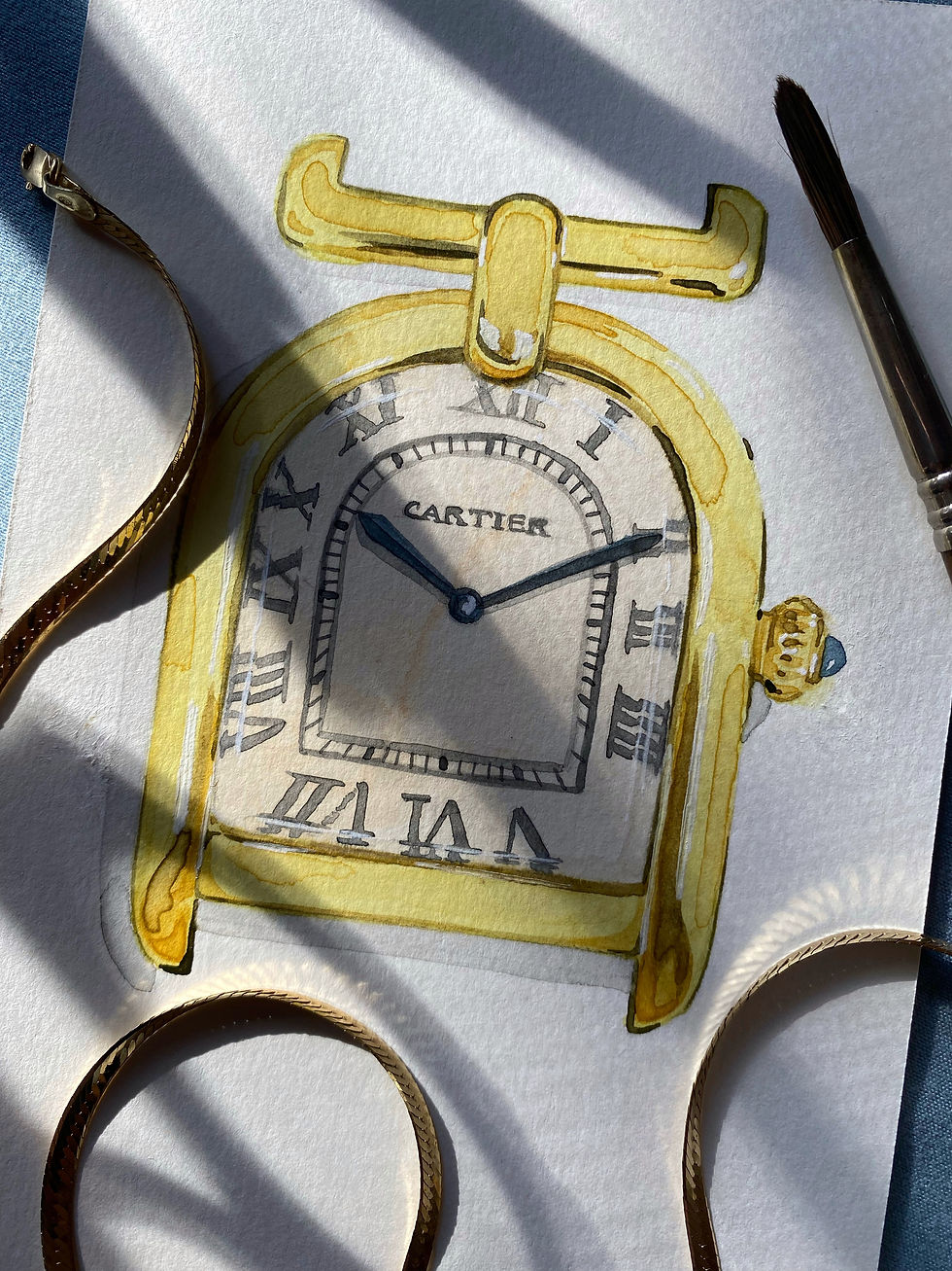 Thumbnail: Original Cartier "Calandre" Illustration