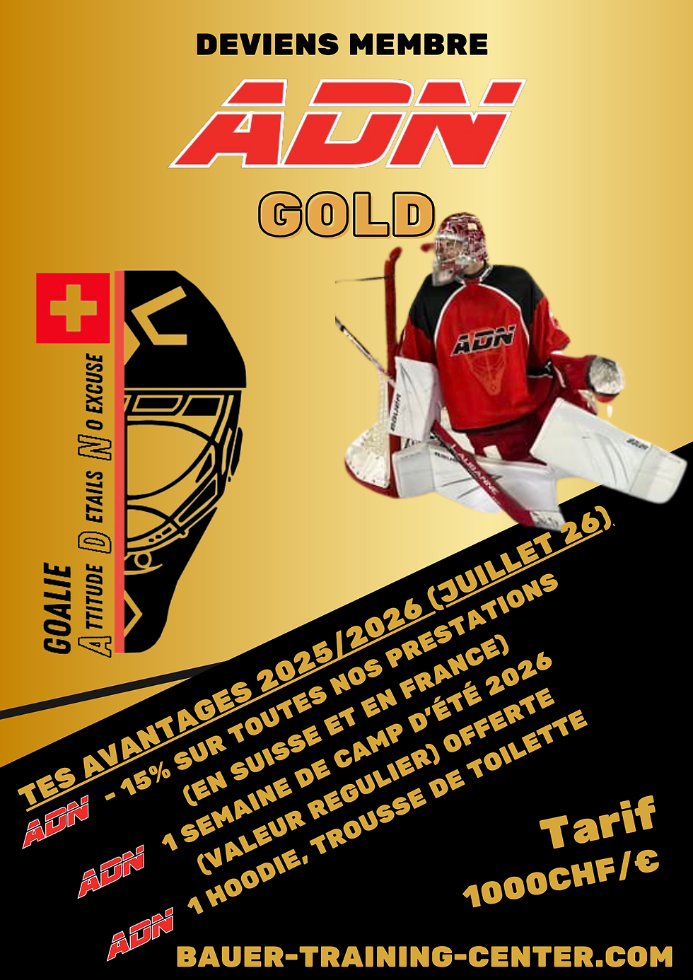 Membre GOALIES ADN GOLD