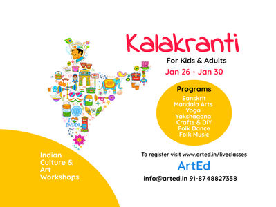 Kalakranti - Indian Culture & Arts Workshop by ArtEd