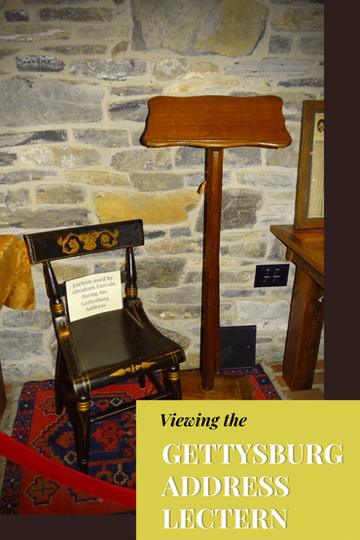Gettysburg Address Lectern