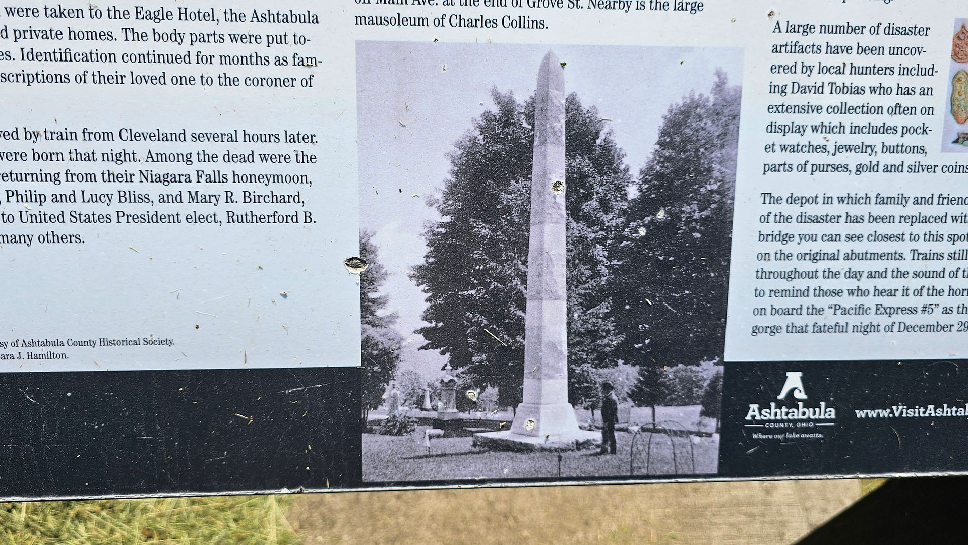 Indian Trails Park - Ashtabula Train Disaster Location