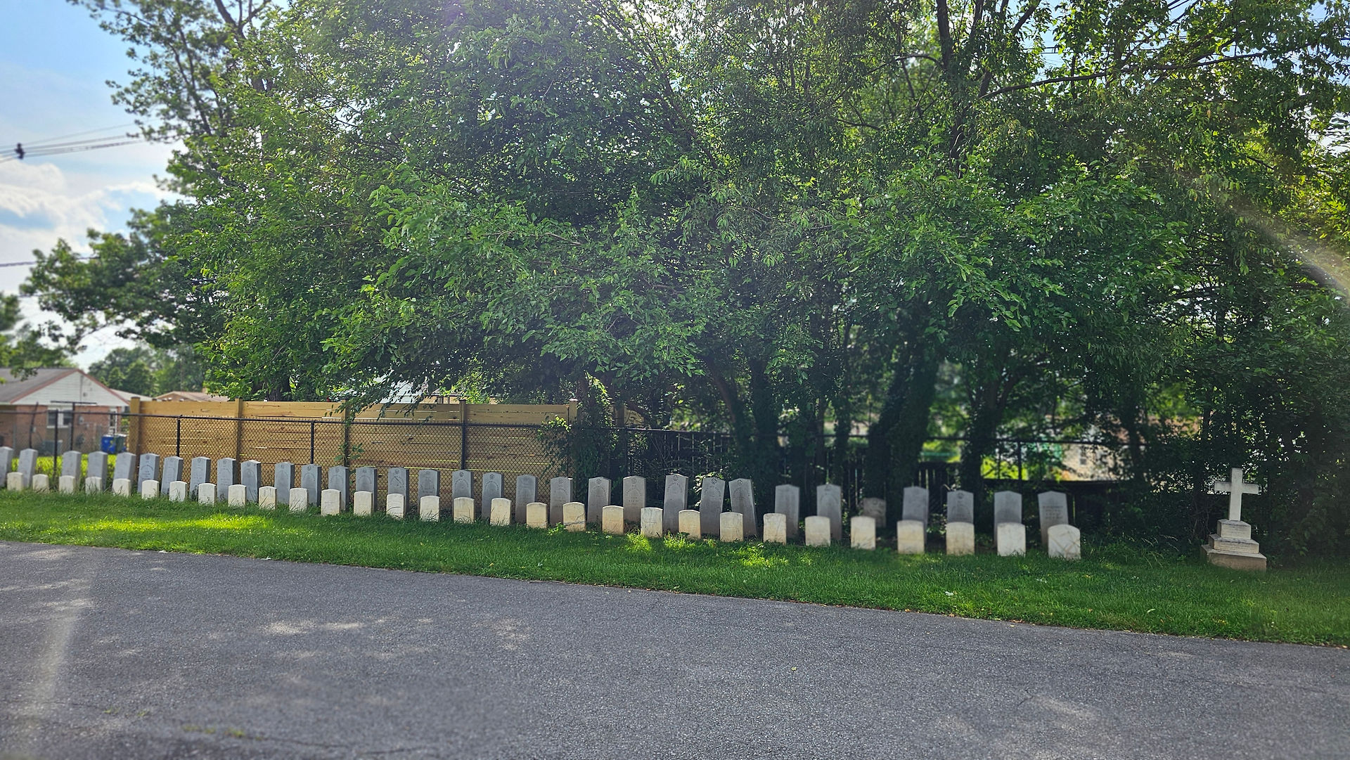 Confederate Row in Mount Olivet Cemetery