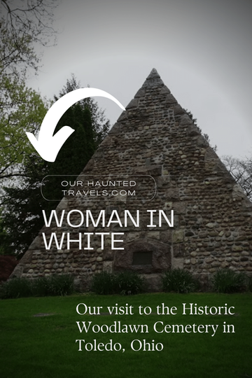Woman in White - Woodlawn Cemetery Toledo