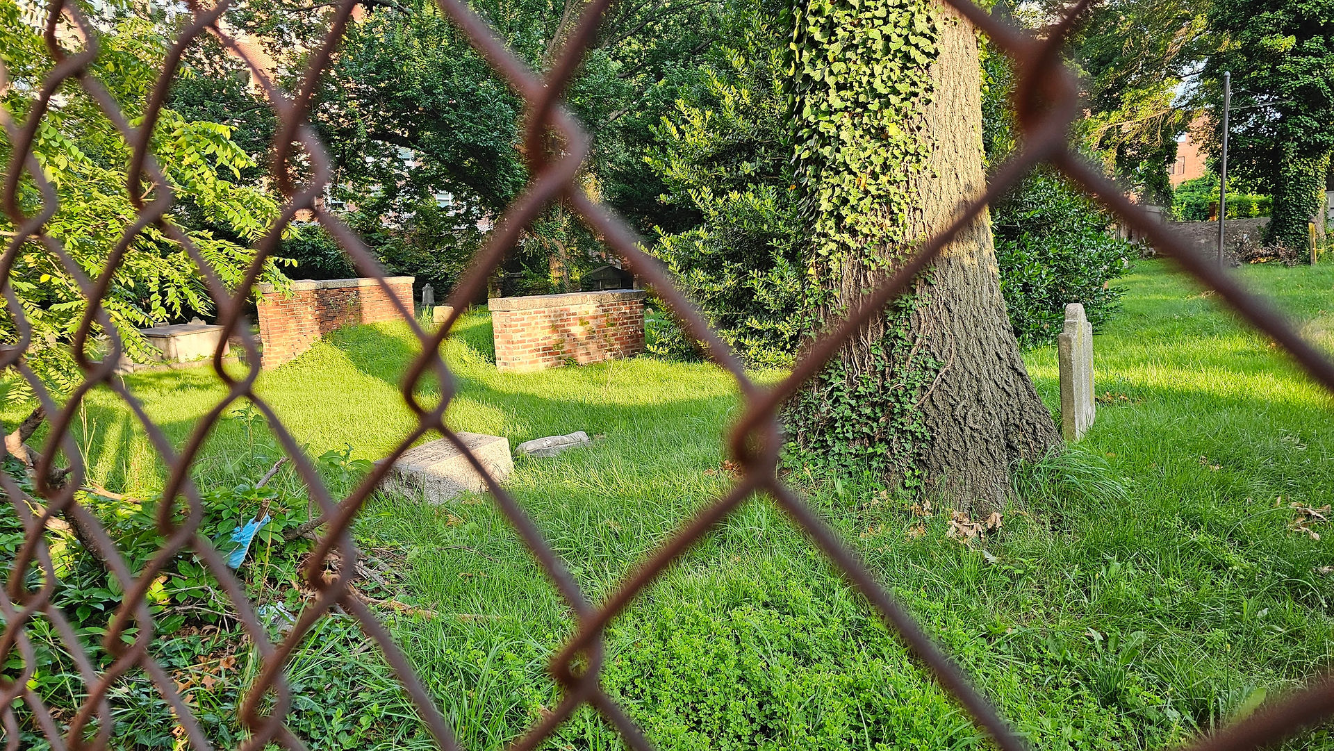 The Closed Old St. Paul Cemetery in Baltimore