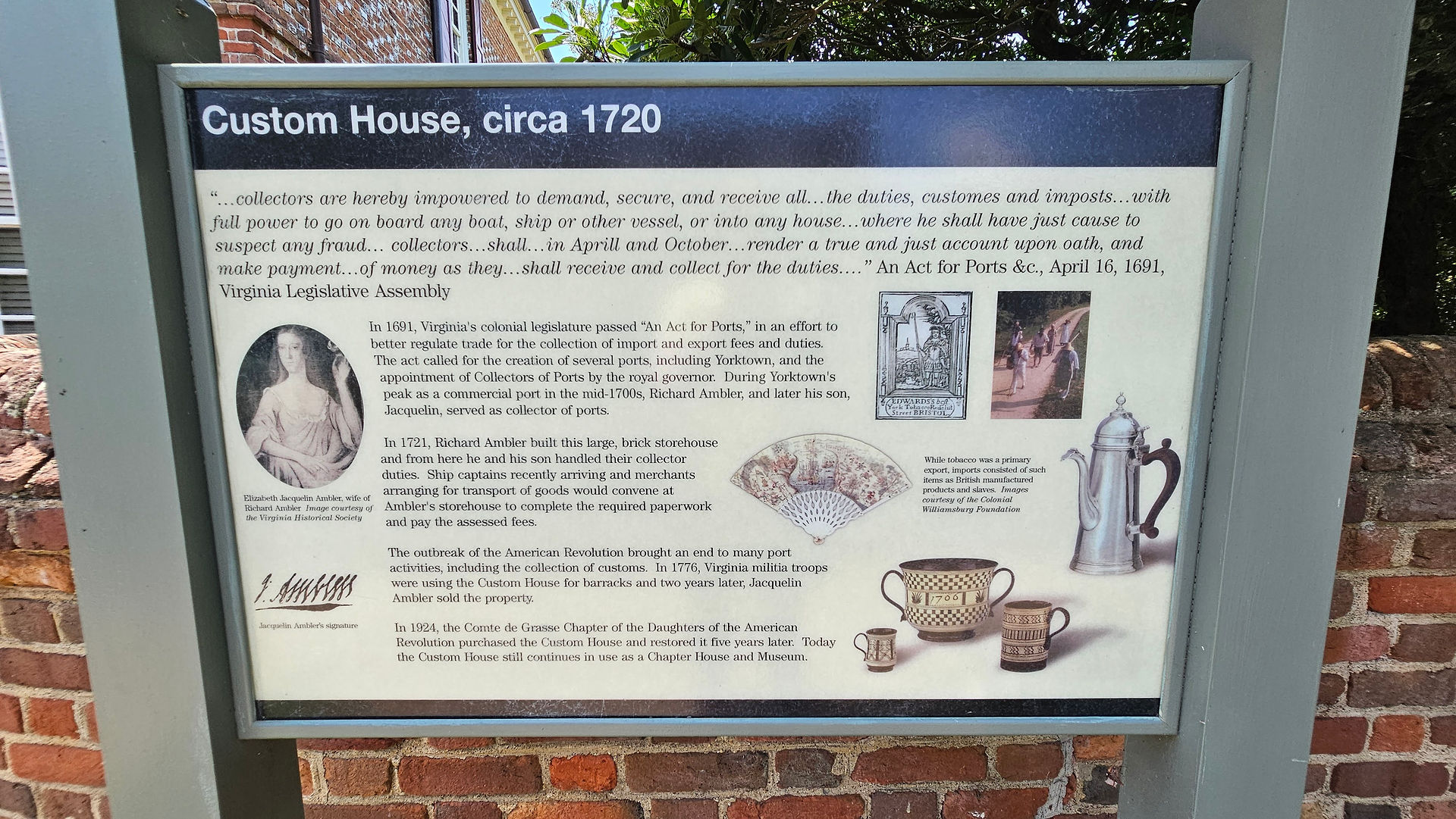 The Old Custom House, Yorktown