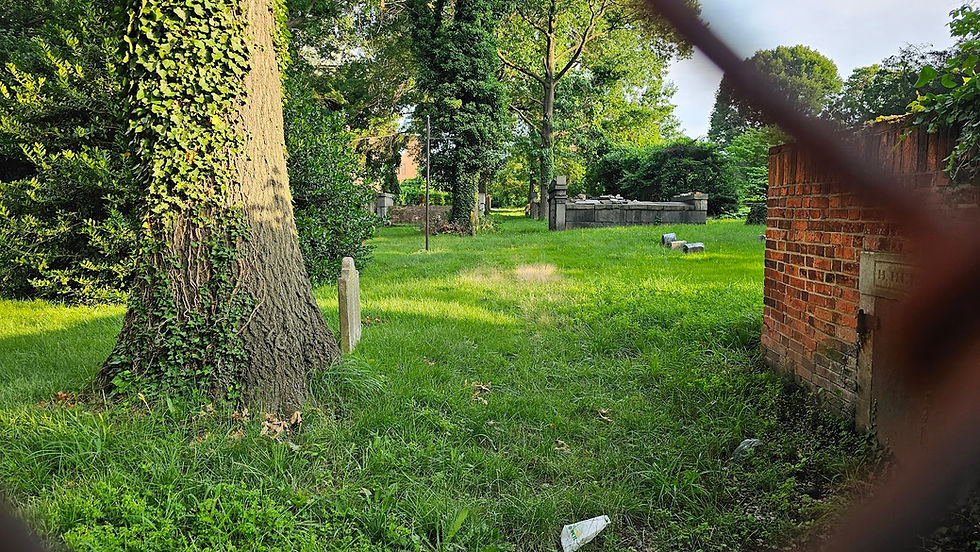 The Closed Old St. Paul Cemetery in Baltimore
