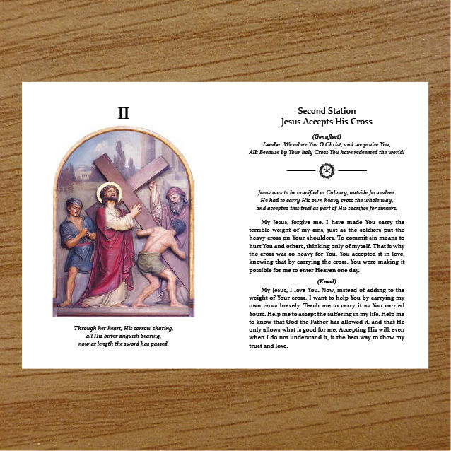 Thumbnail: #3613  Offering Jesus Love in Place of Sin: Stations of the Cross