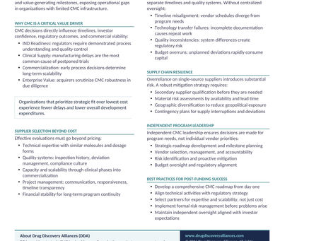 DDA WHITE PAPER| Funding Secured: Now What?