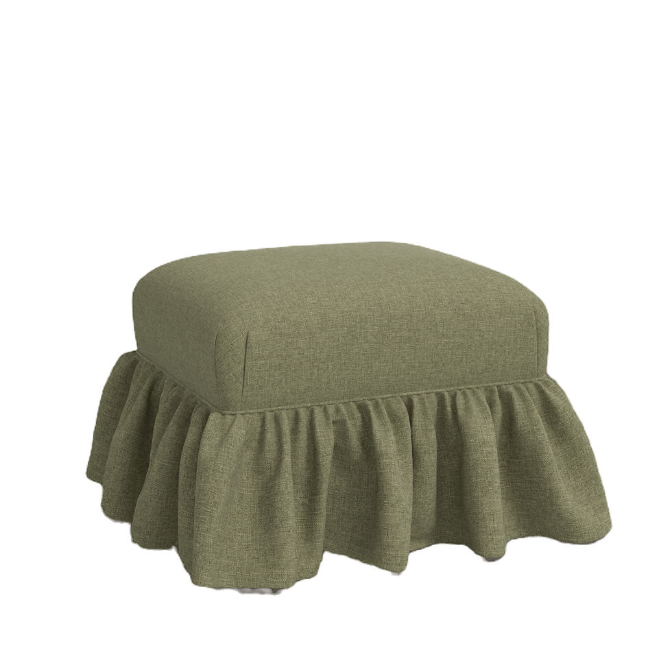 Thumbnail: Ellie & Julianne | Ruffled Ottoman