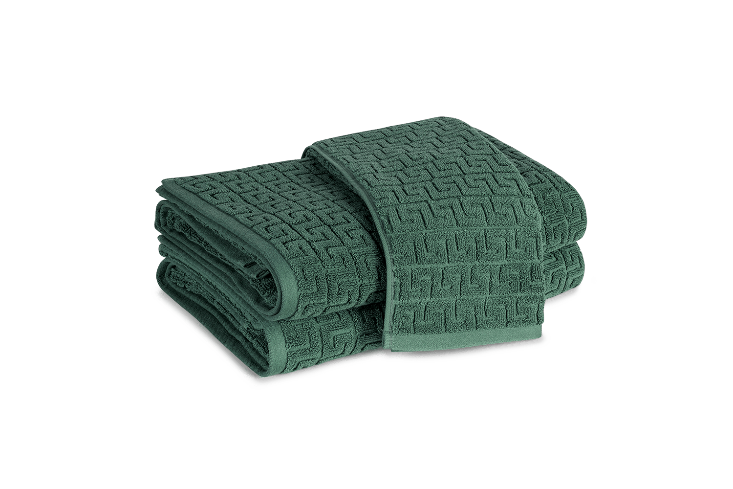 Athena Greek Key Hand Towels by Schumacher-Matouk