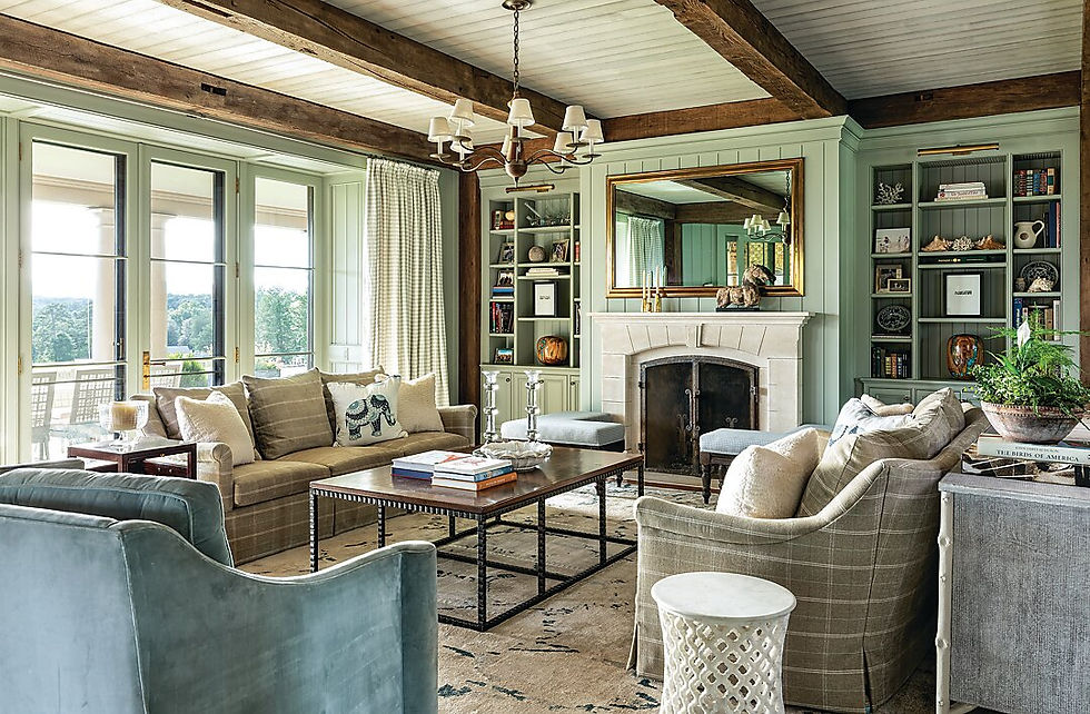 Contrast is important. A room filled entirely with pale tones can feel flat, while too many dark tones may feel heavy.