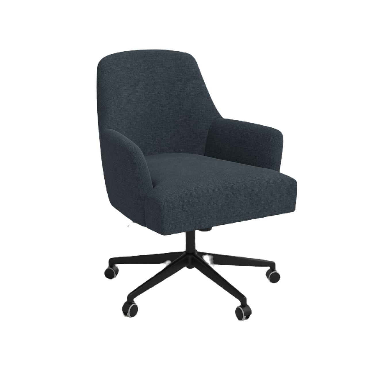 Ellie | Large Desk Chair | Solid Fabric