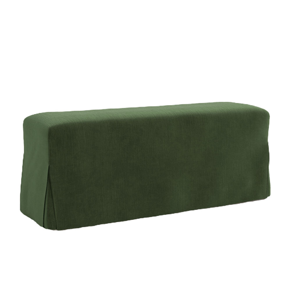 Thumbnail: Ellie | Slipcovered Bench | Solid