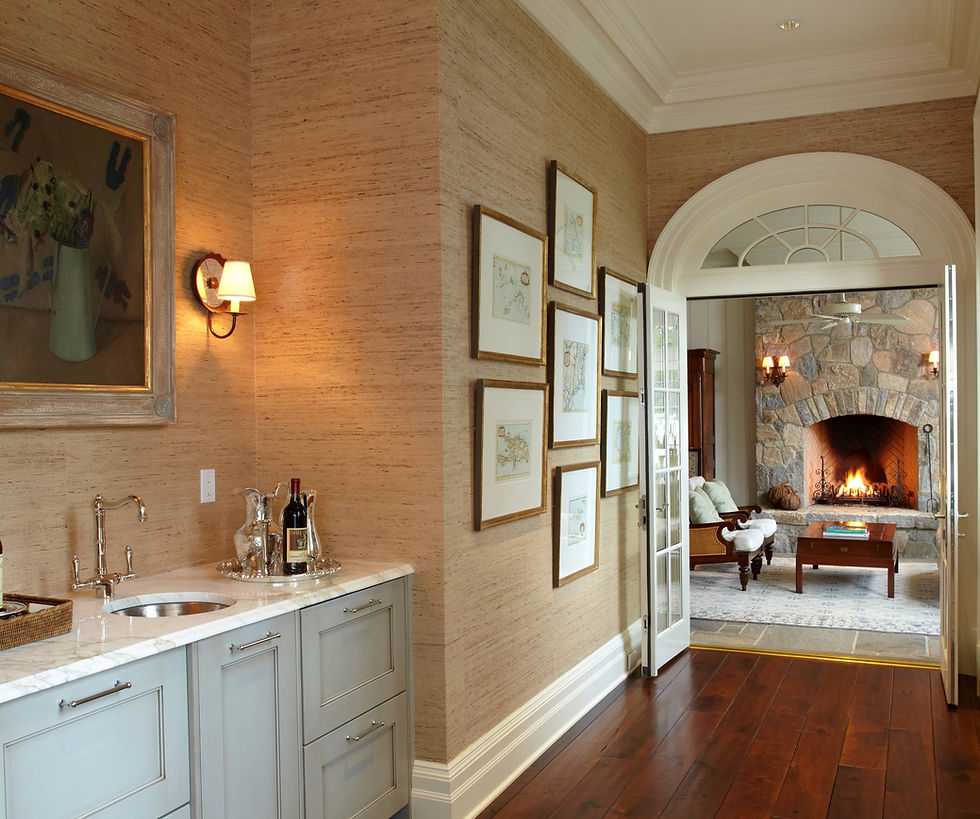 Add texture with grasscloth