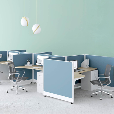 Custom cubicles by Friant