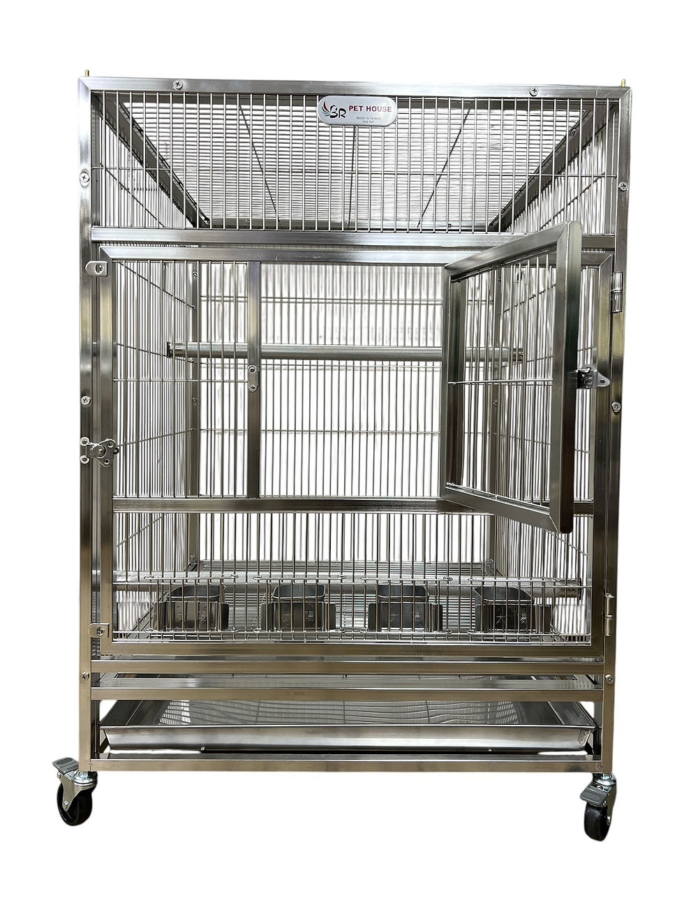 縮圖：SUS304兩呎半四方＊三呎高方管堅固型白鐵籠