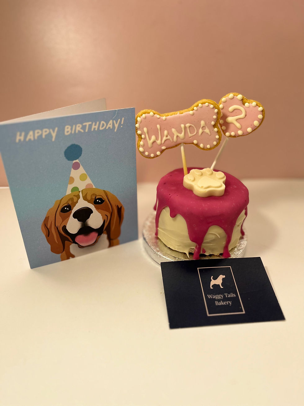 Thumbnail: Doggy birthday cake for your furbaby.