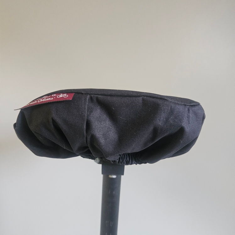 Miniature : Couvre-selle vélo NOIR DOUBLE housse de protection imperméable protège