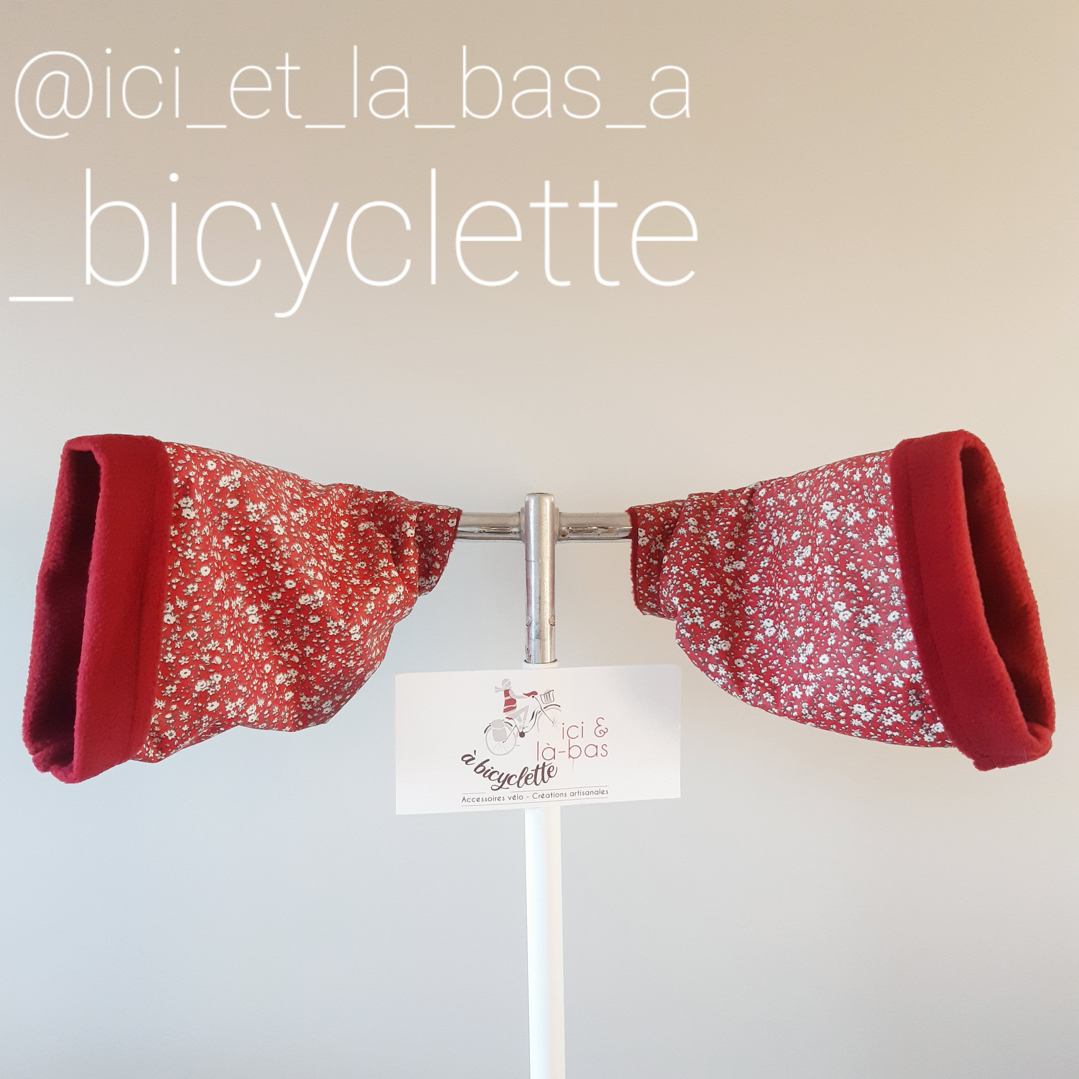Manchons Vélo Fleurette - Originaux et uniques chauds France