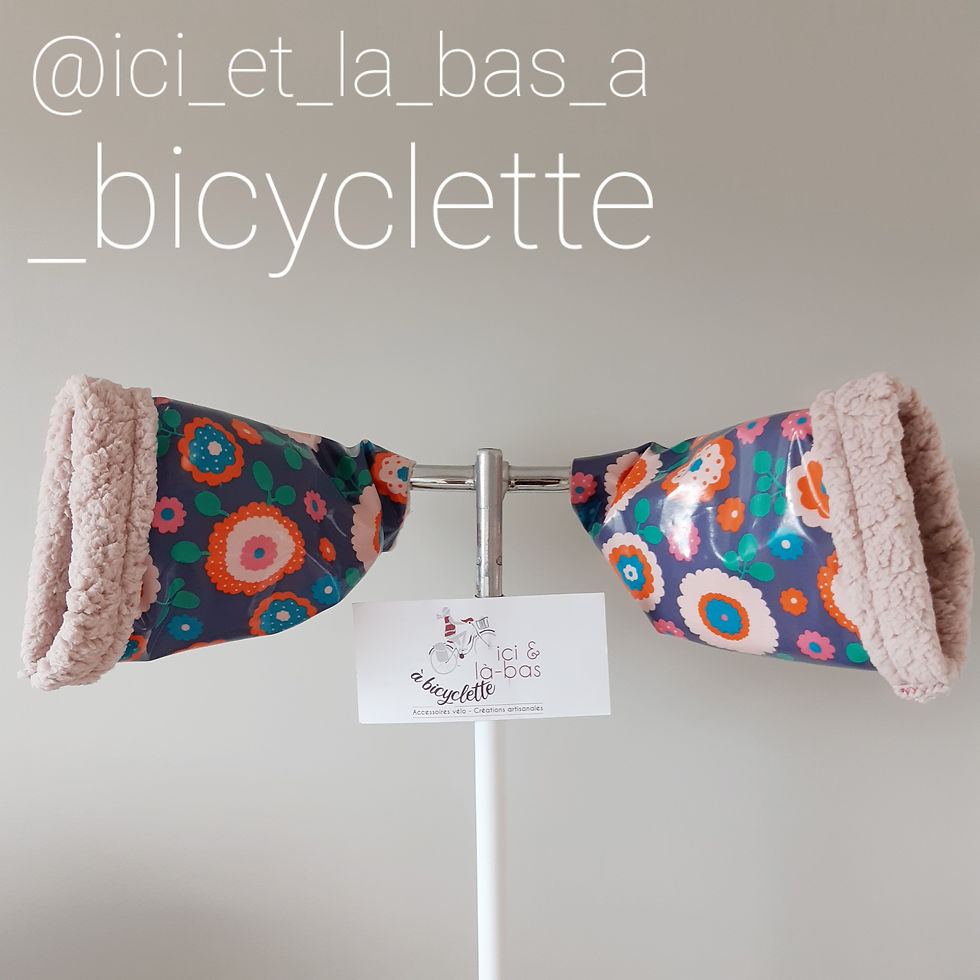 Manchons vélo Mathilde O - fabriqués en France et fait main
