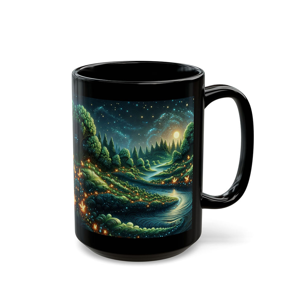 Thumbnail: Fireflies Mug | Cozy Coffee Cup for Campers, Fall Decor, and Coffee Addicts