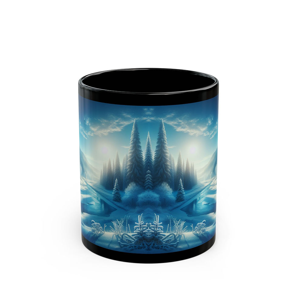Thumbnail: January Sunshine - Black Mug (11oz, 15oz)