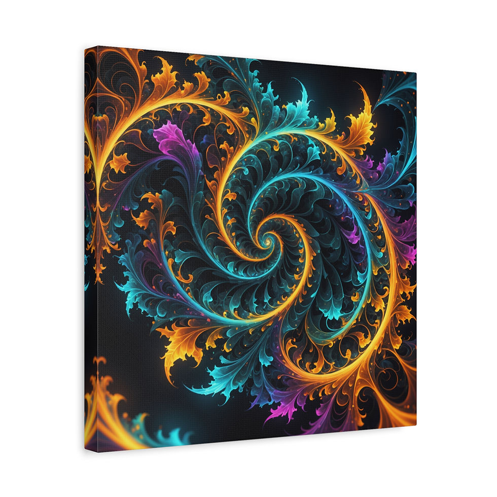 Thumbnail: Seasons Canvas Wall Art - Abstract Colorful Design for Home Decor