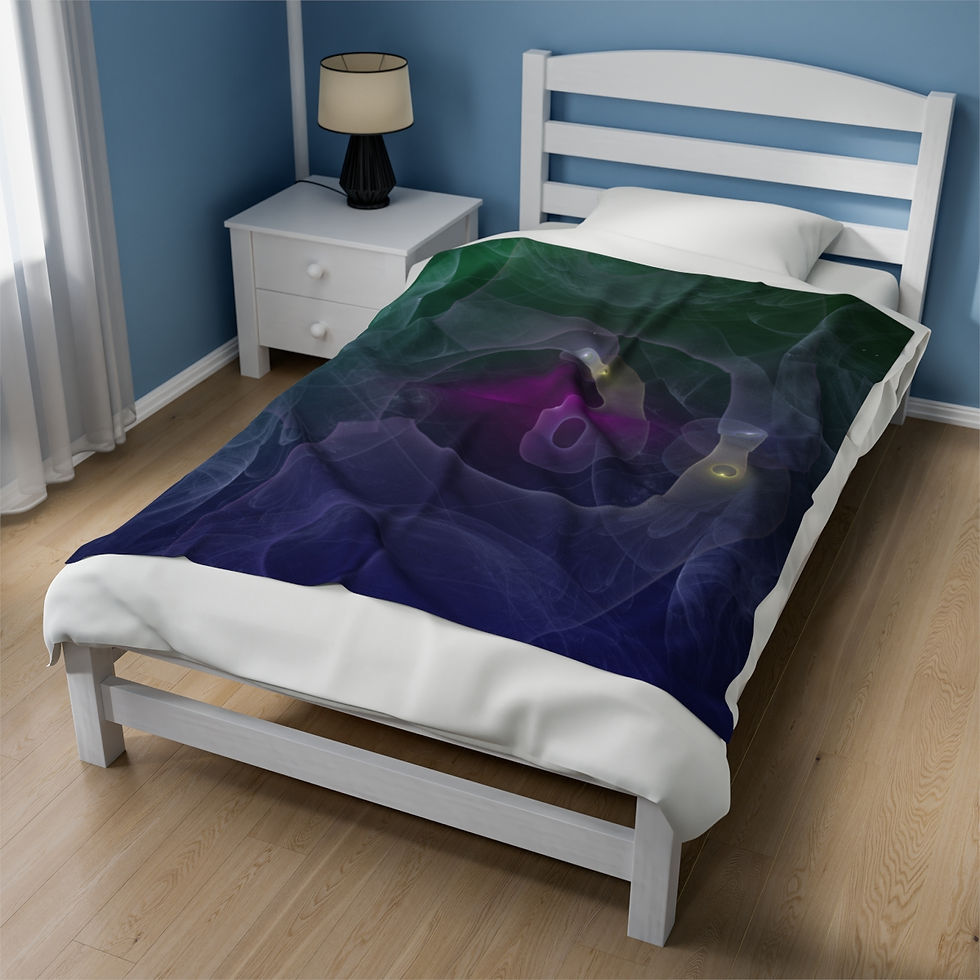 Thumbnail: Idle Thoughts - Velveteen Plush Blanket