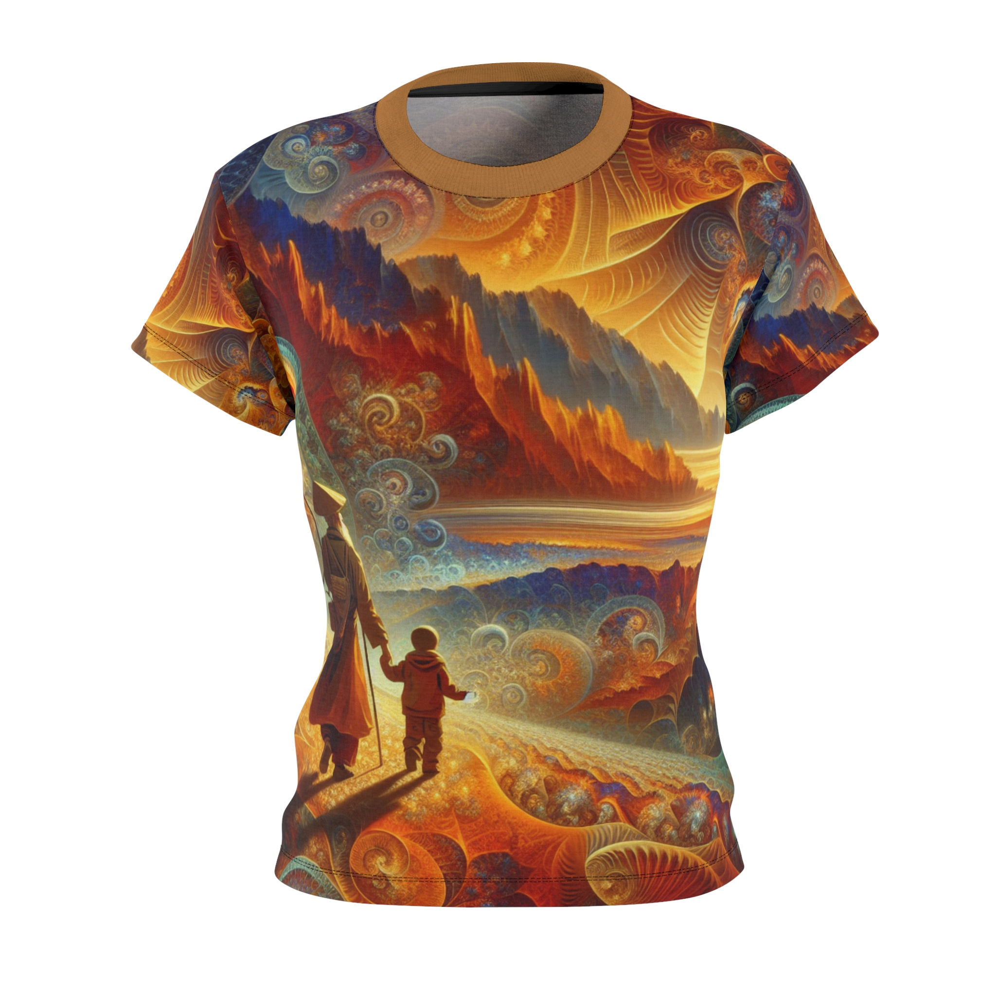 Passing Wisdom Premium Women's Tee, Gift for Art Lovers, Unique Casual Wear