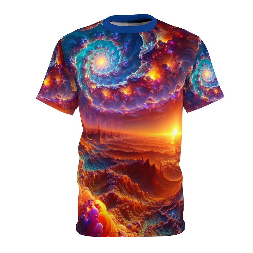 Thumbnail: June Skies Premium Tee, Unisex Graphic T-Shirt, Space Art T-Shirt