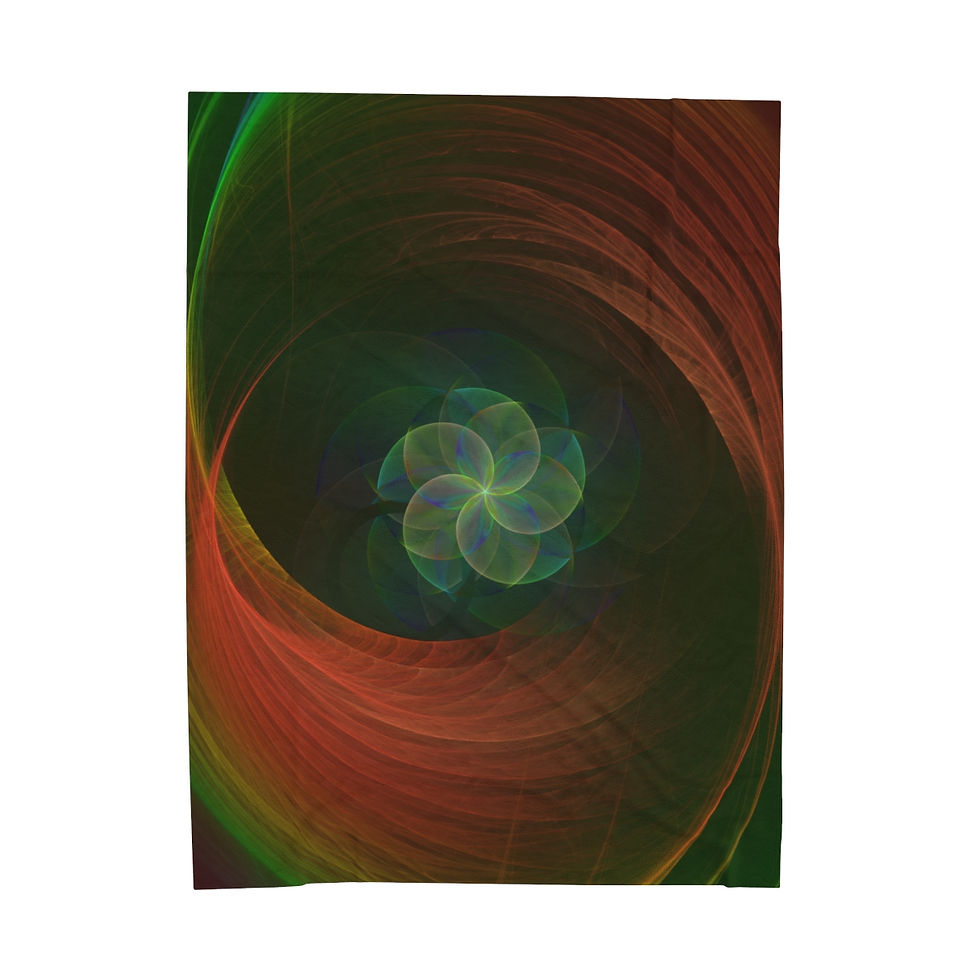 Thumbnail: Tranquility - Velveteen Plush Blanket