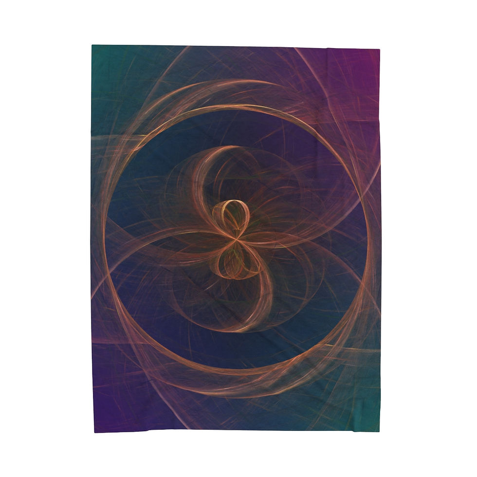 Thumbnail: Captured Eternity - Velveteen Plush Blanket