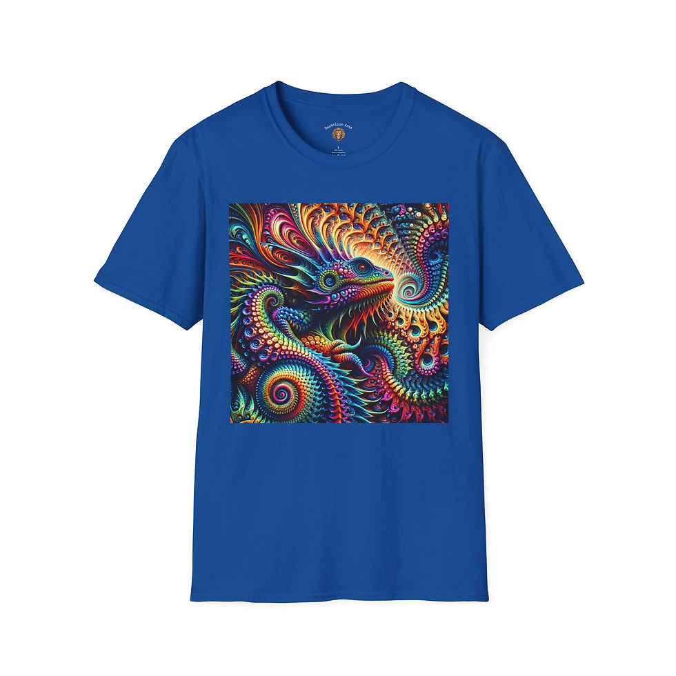 Thumbnail: Radiant Reptile Classic Softstyle T-Shirt, Unisex Tee, Gift for Art Lovers