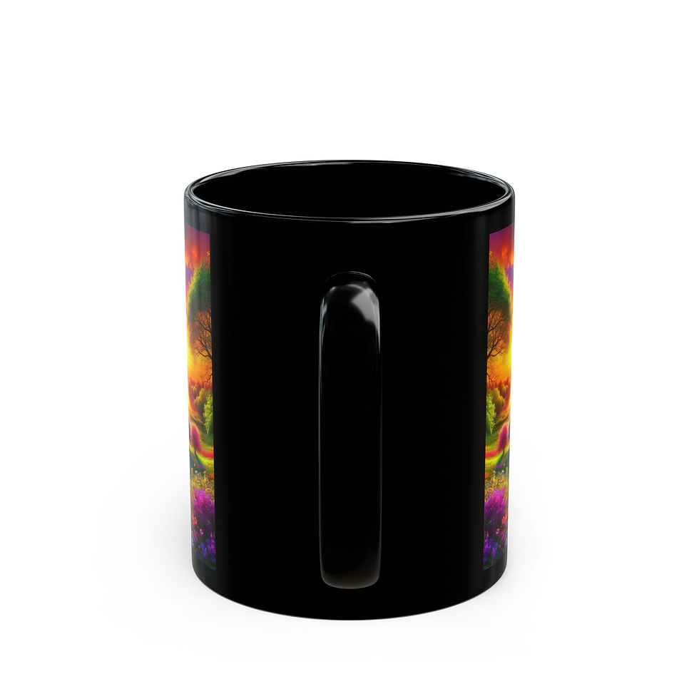 Thumbnail: May Sunset Black Mug - 11oz & 15oz