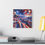 Thumbnail: Home of the Brave Canvas Wall Art, American Flag Art, 4th of July, Independence