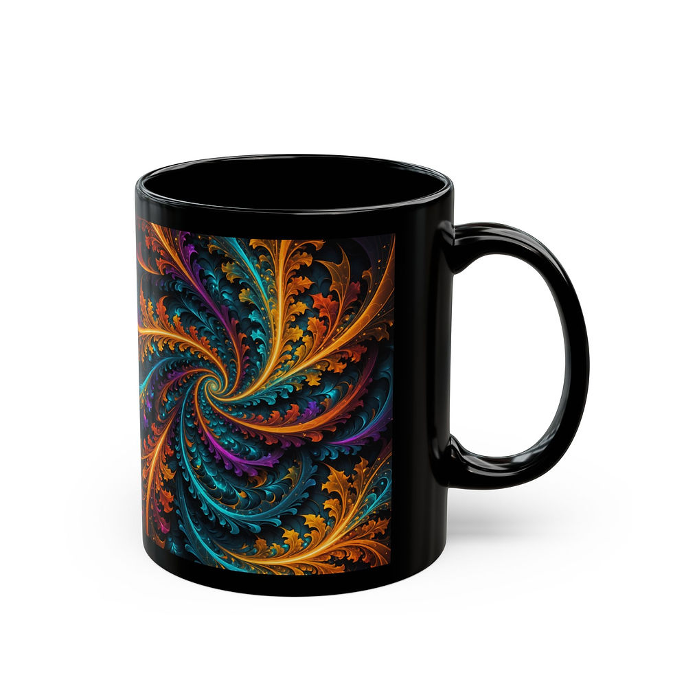 Thumbnail: Autumnal Spiral Mug - Unique Gift for Birthdays, Holidays