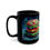 Thumbnail: Hamburger Thoughts Mug – Artful Black Coffee Cup for Food Lovers
