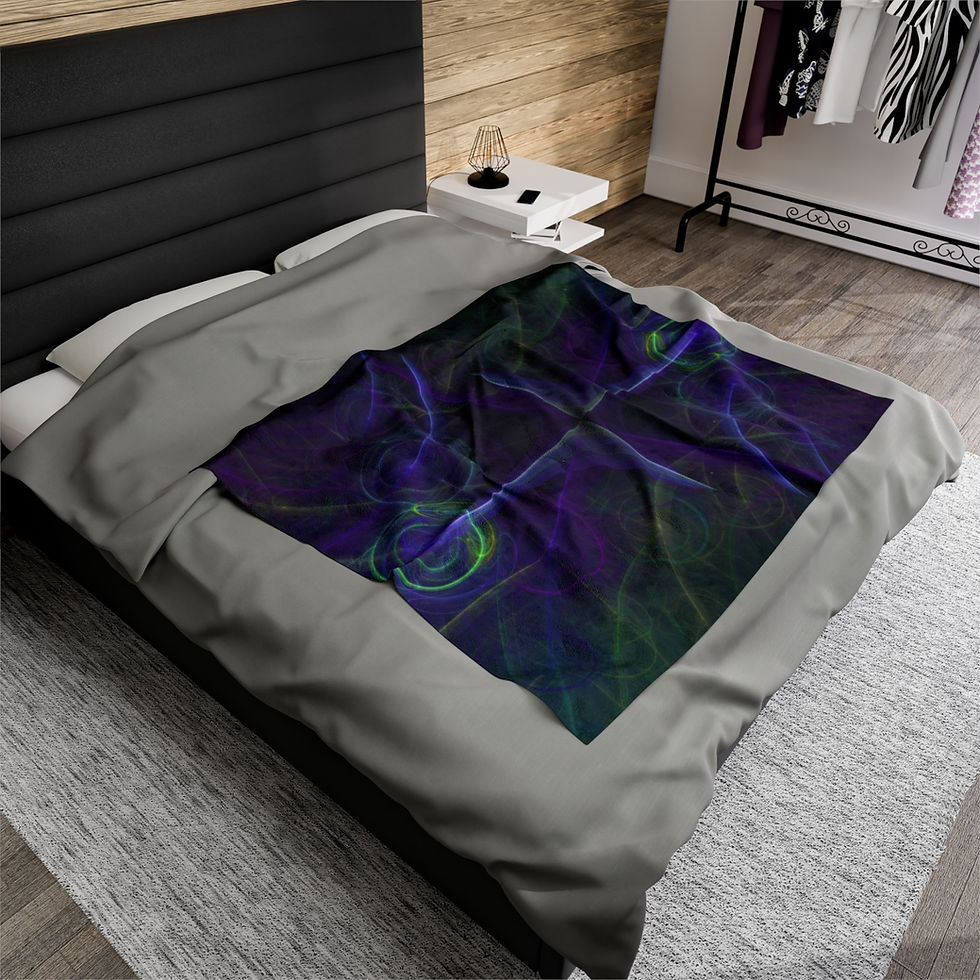 Thumbnail: Polarity - Velveteen Plush Blanket