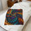 Thumbnail: Autumnal Spiral Plush Blanket - Cozy Throw for Home, Bedroom, Gift Ideas